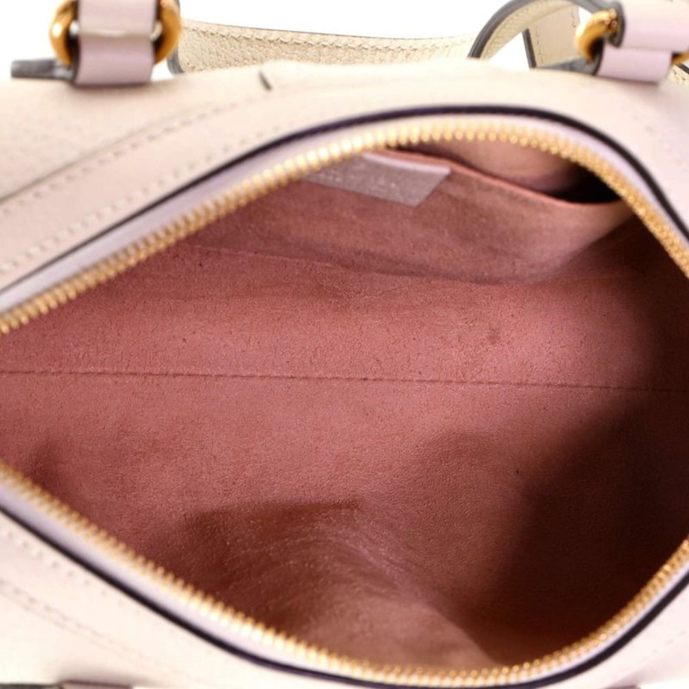 Gucci Ophidia Boston Bag Leather Small White - Picture 5 of 6